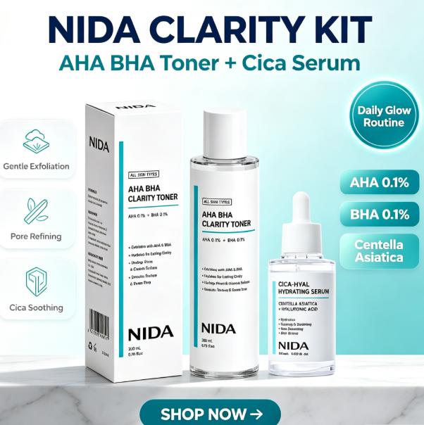 Aha Bha Exfoliant - Set de Cuidado Facial Hidratante y