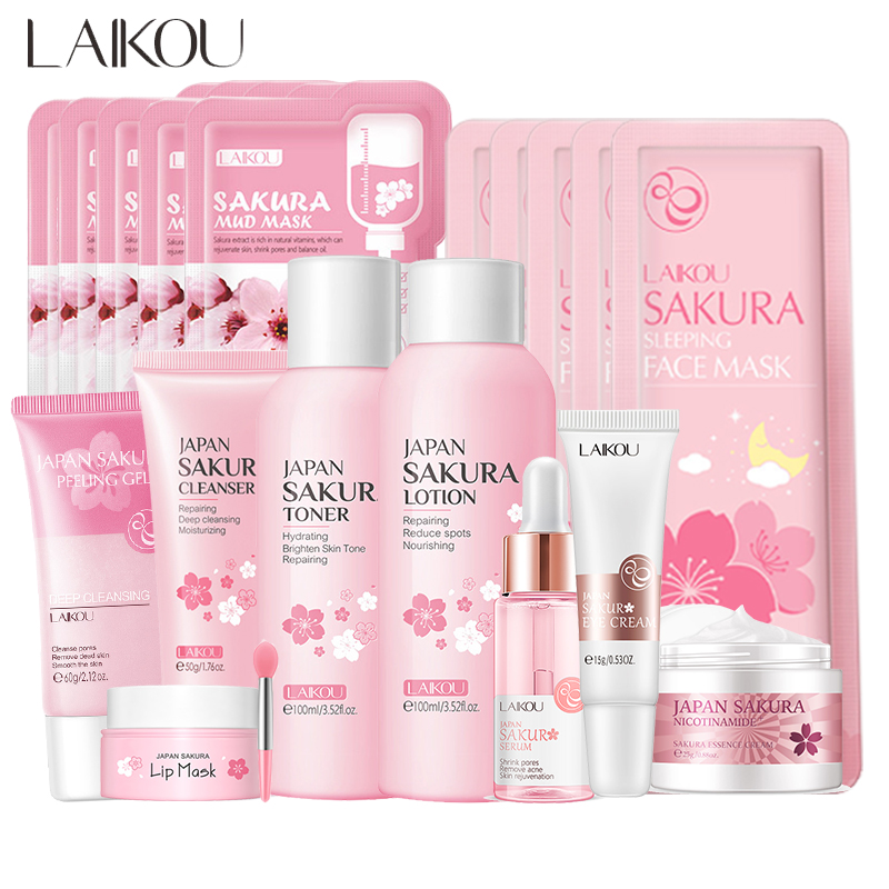 Aha Bha Exfoliant - Sakura-limpiador Facial coreano, suero exfoliante, Gel