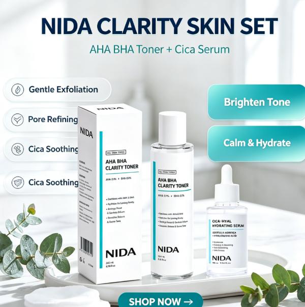 Set de Cuidado Facial Hidratan - Aha Bha Exfoliant reseña y precio