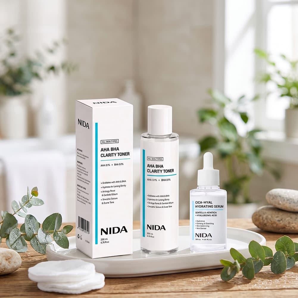 Set de Cuidado Facial Hidratan - Aha Bha Exfoliant reseña y precio