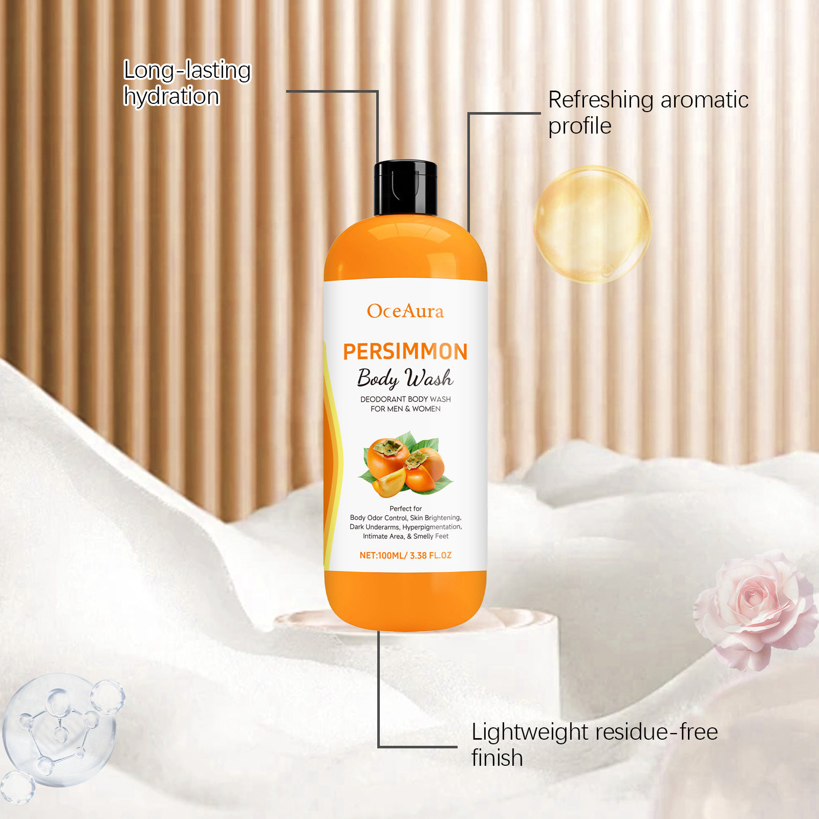 Lavado corporal de caqui, elim - Aha Bha Exfoliant reseña y precio