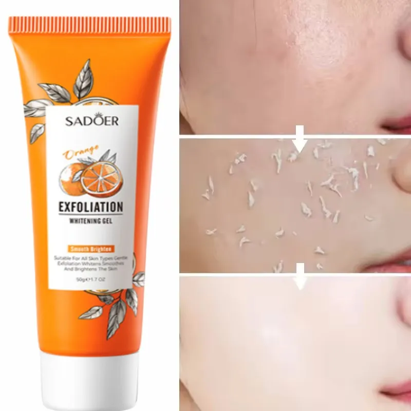 Gel exfoliante de color naranj - Aha Bha Exfoliant reseña y precio
