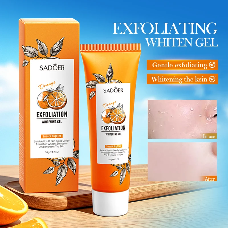 Gel exfoliante de color naranj - Aha Bha Exfoliant reseña y precio