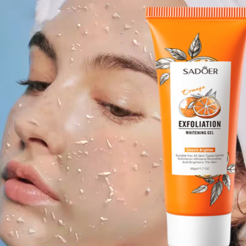 Gel exfoliante de color naranj - Aha Bha Exfoliant reseña y precio